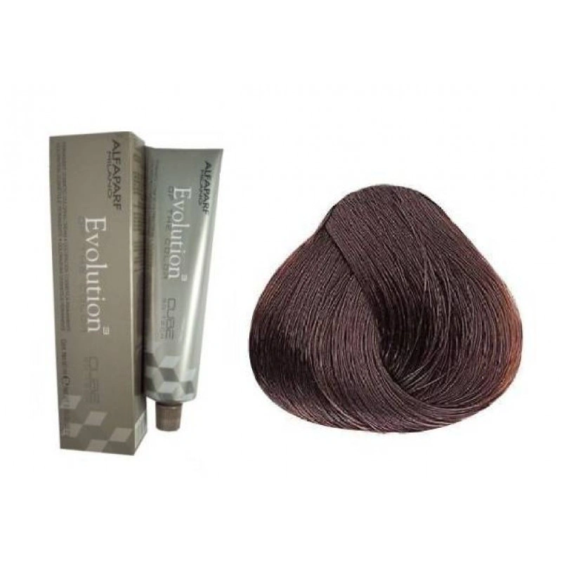 Alfaparf Evolution of the Color CUBE hajfesték - 7.35 60ml Medium Golden Mahogany Blonde képe 1